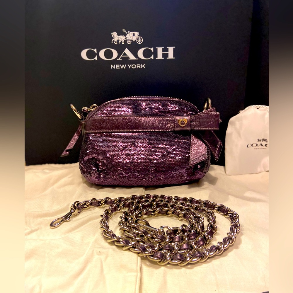 Coach Clutch w crossbody option